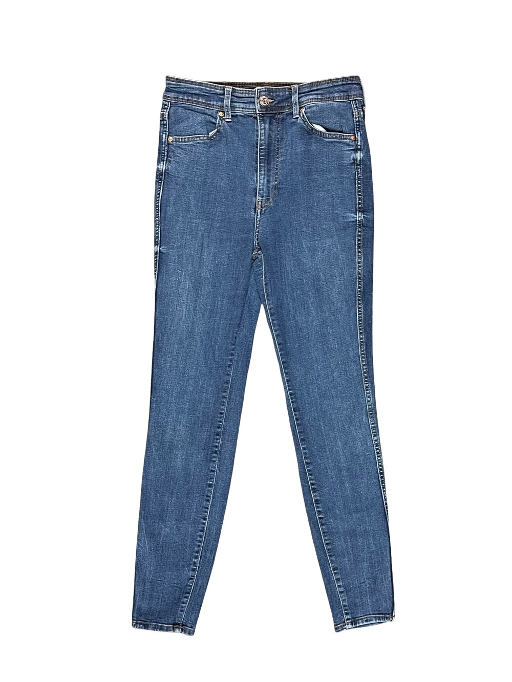 H&M High Rise Blue Wash Skinny Jeans Women’s Denim Size 6